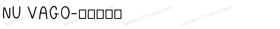 NU VAGO字体转换